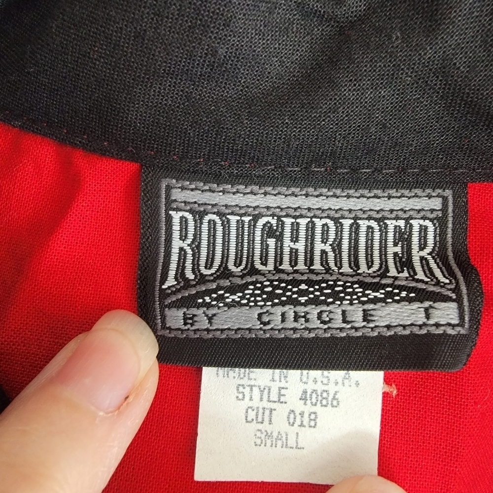 VTG Roughrider Western Rodeo LS Shirt - Picture 7 of 7